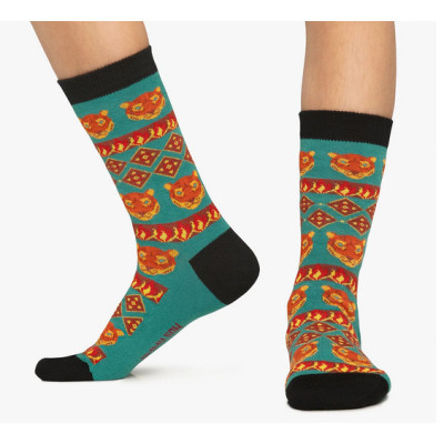 Calcetines Jimmy Lion Flaming Tiger Para Niños 