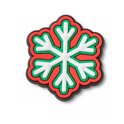 Accesorio Crocs Green And Red Snowflake 