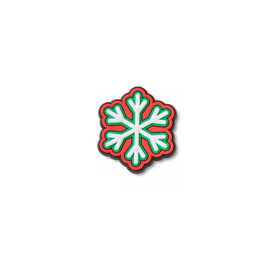 Accesorio Crocs Green And Red Snowflake 