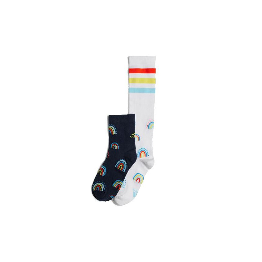 Calcetines Adidas Rainbow 2 Pack Para Niños 