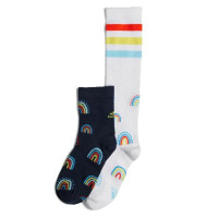 Calcetines Adidas Rainbow 2 Pack Para Niños