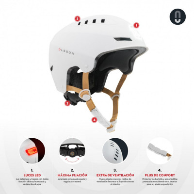 Casco De Skate Olsson And Brothers Urban Light M/L