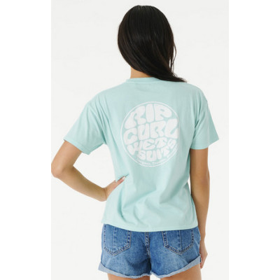 Camiseta Rip Curl Wettie Icon Relaxed Para Mujer 