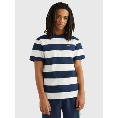 Camiseta Tommy Hilfiger Tonal Stripe Para Hombre