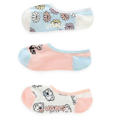 Calcetines Invisibles Vans Bear Friends 3 Pack 