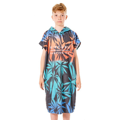 Poncho Surf Rip Curl Print Para Niños 