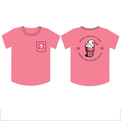 Camiseta Teiron Pocket Basic Helado Para Niños