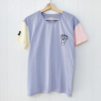 Camiseta Teiron Hang Loose Lavanda Para Mujer