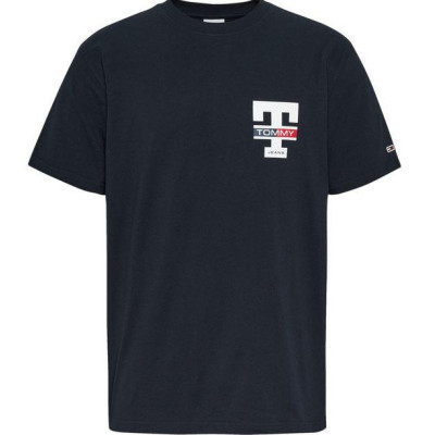 Camiseta Tommy Hilfiger Letterman Para Hombre 