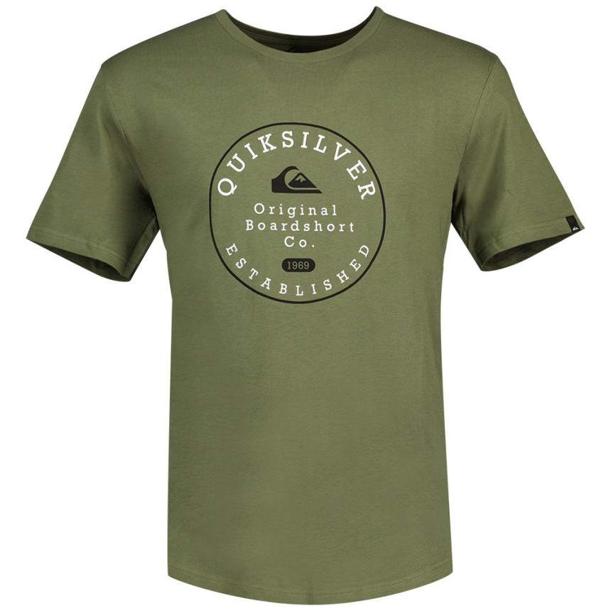 Camiseta Quiksilver Circle Trim Para Hombre