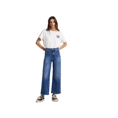 Pantalon Pepe Jeans Lexa Sky High Para Mujer