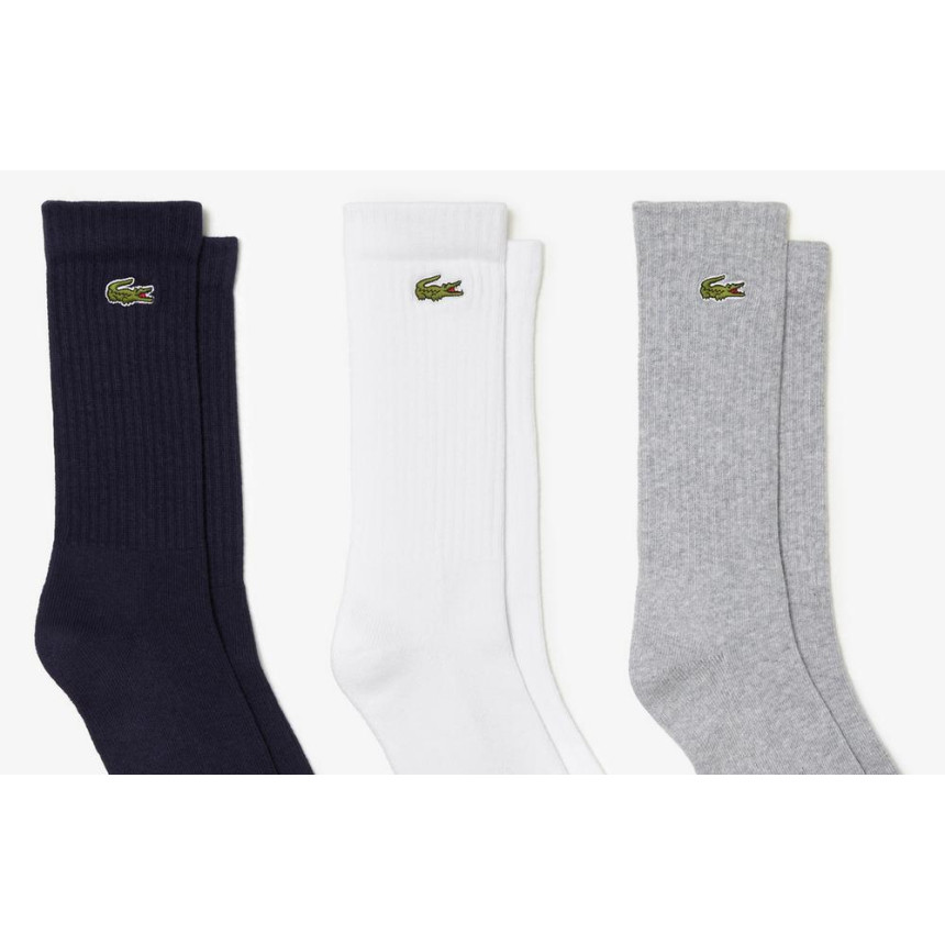 Calcetines Lacoste Sport Corte Alto Pack 3