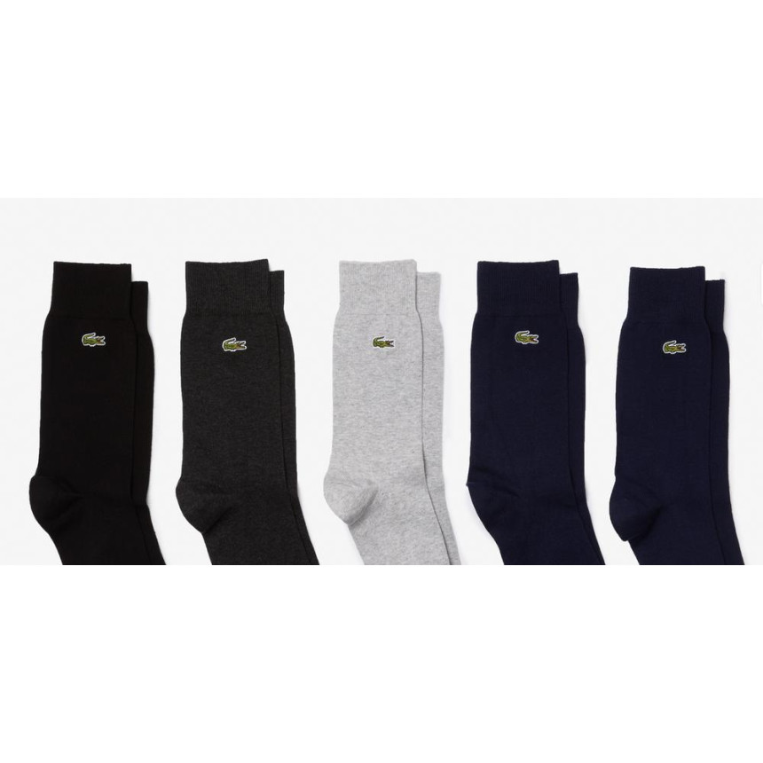 Calcetines Lacoste Corte Alto 5 Pares
