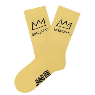 Calcetines Jimmy Lion Crown Yellow Unisex