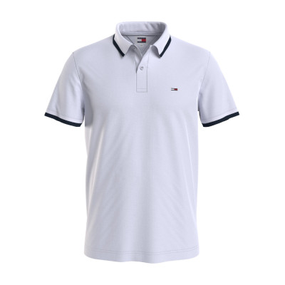 Polo Tommy Hilfiger Solid Tipped Para Hombre