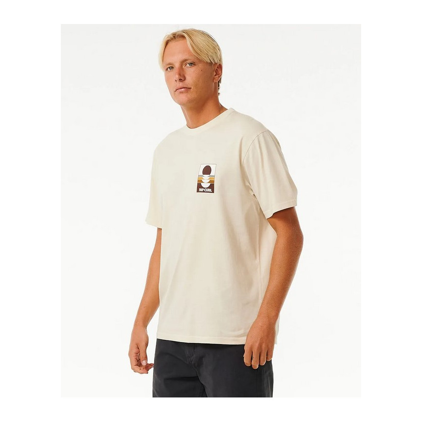 Camiseta Rip Curl Surf Revival Peaking Para Hombre