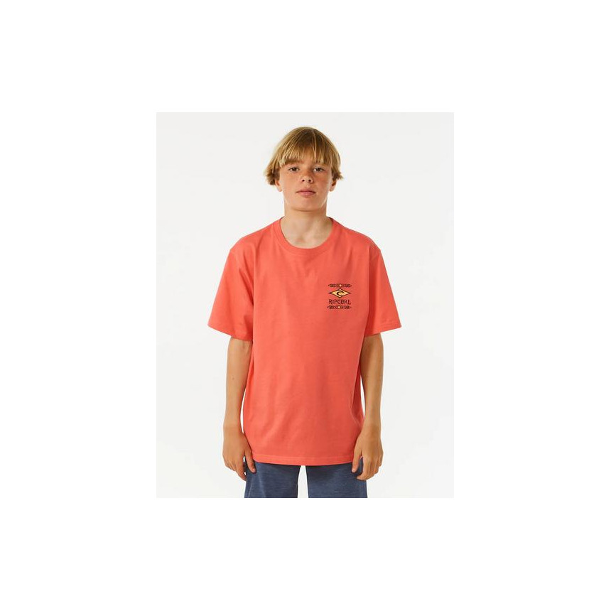 Camiseta Rip Curl lost Islands Logo Para Niños
