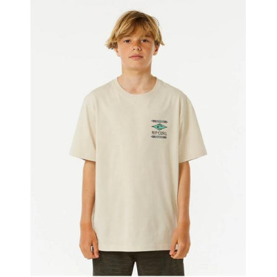 Camiseta Rip Curl Lost Islands Logo Para Niños