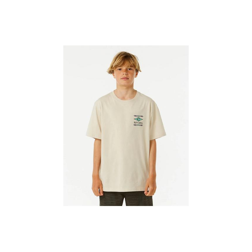 Camiseta Rip Curl Lost Islands Logo Para Niños