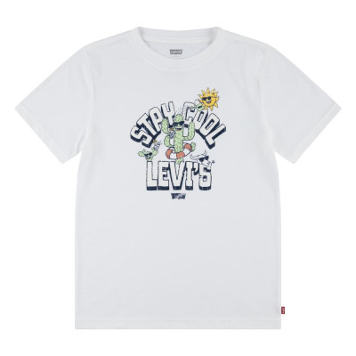 Camiseta Levi's Cloud Dancer Para Niños