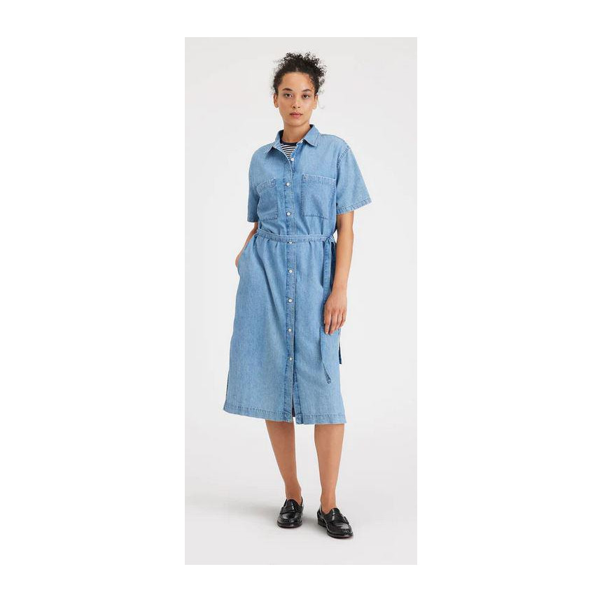 Vestido Dockers Buttoned Para Mujer