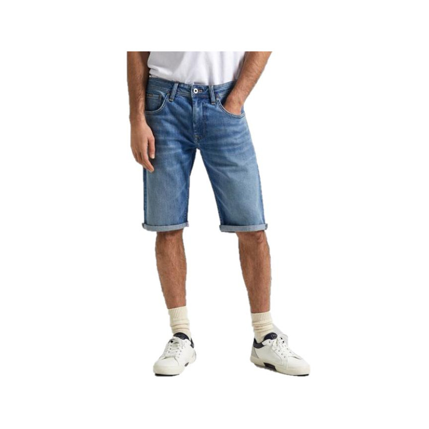 Pantalon Corto Pepe Jeans Straight Para Hombre