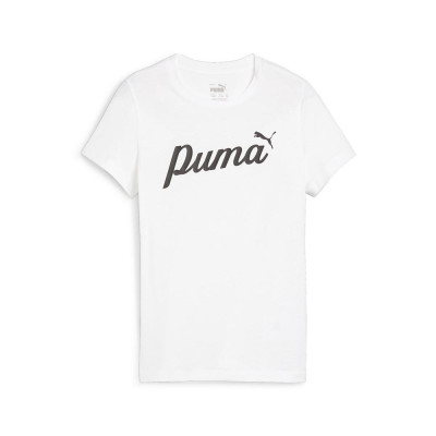 Camiseta Puma Script Para Niña