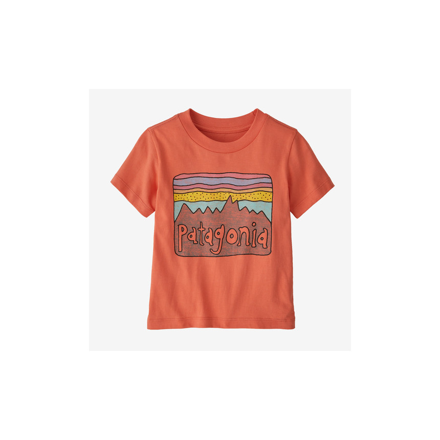 Camiseta Patagonia Fitz Roy Skies Para Bebé