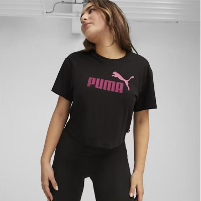 Camiseta juvenil Girls Logo Cropped De Puma 
