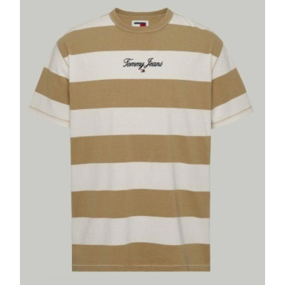 Camiseta Tommy Hilfiger Bold Stripe Para Hombre 
