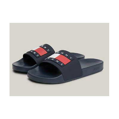 Chanclas Tommy Con Logo Relieve Para Hombre