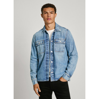 Camisa Pepe Jeans Relaxed Overshirt Para Hombre
