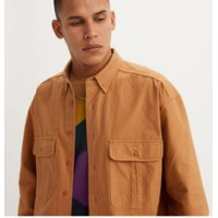Camisa Levis Skate L/S Woven Brown Para Hombre
