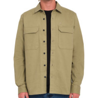 Camisa Volcom Servicestone Workshirt L S Hombre