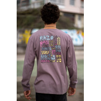 Camiseta Manga Larga Teiron Lettering Razo Unisex