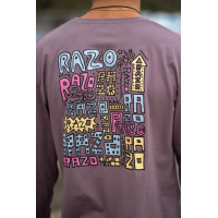 Camiseta Manga Larga Teiron Lettering Razo Unisex