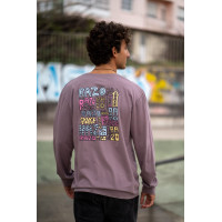 Camiseta Manga Larga Teiron Lettering Razo Unisex