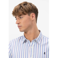 Camisa El Pulpo Cuello Botón Popelín Para Hombre