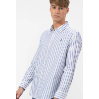 Camisa El Pulpo Cuello Botón Popelín Para Hombre