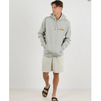 Sudadera Rhythm Gris Logo Espalda Para Hombre