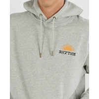 Sudadera Rhythm Gris Logo Espalda Para Hombre