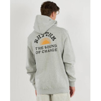 Sudadera Rhythm Gris Logo Espalda Para Hombre