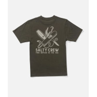 Camiseta Salty Crew Pocket Knife Para Niños
