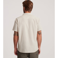 Camisa Roark SS Woven Washed Bone Para Hombre