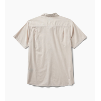 Camisa Roark SS Woven Washed Bone Para Hombre