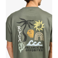 Camiseta Rvca Deep Think Para Hombre