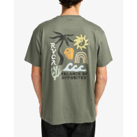 Camiseta Rvca Deep Think Para Hombre