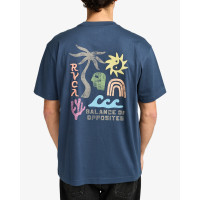 Camiseta Rvca Deep Think Para Hombre