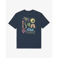 Camiseta Rvca Deep Think Para Hombre