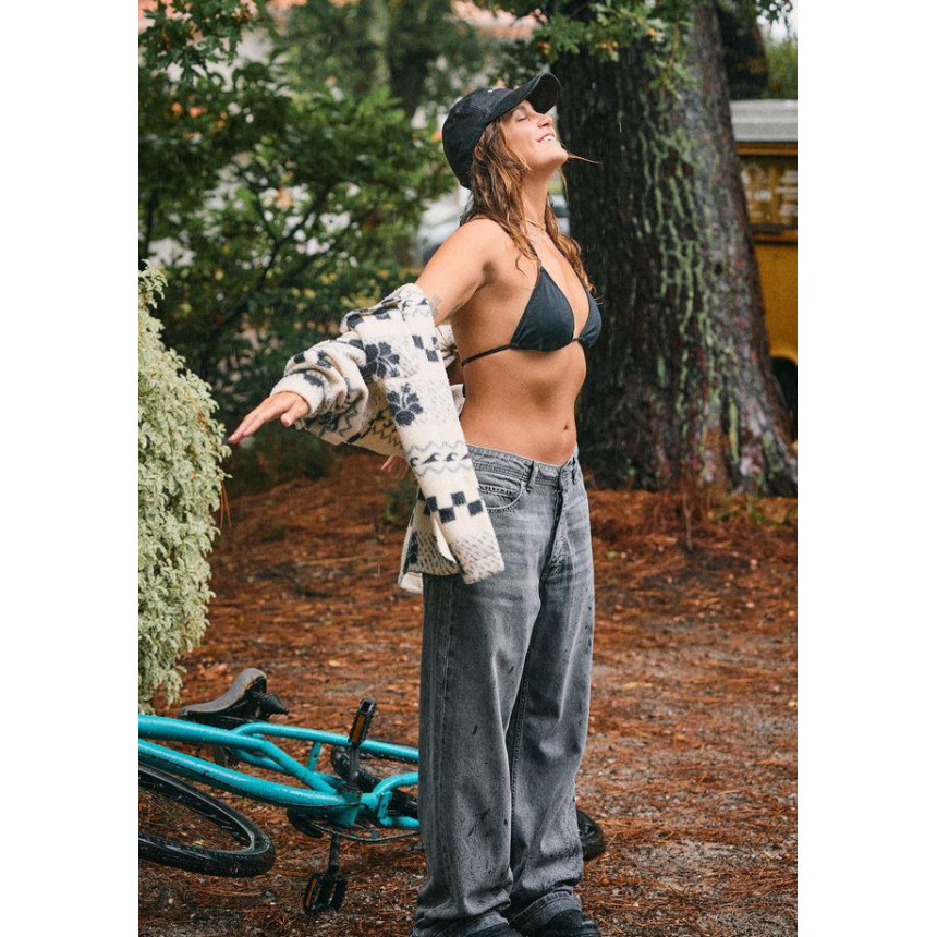 Pantalón Roxy Milla Wide Leg Regular Mid Mujer